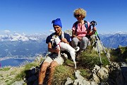 Monte Legnone (2610 m), l’alta sentinella orobica del Lago di Como, da Roccoli dei Lorla il 21 agosto 2015 - FOTOGALLERY